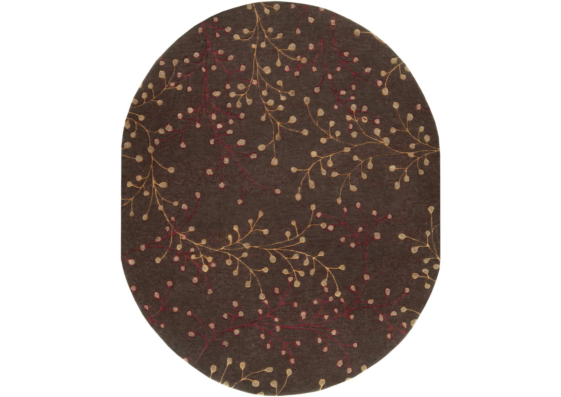 Athena Brown Area Rug,Surya
