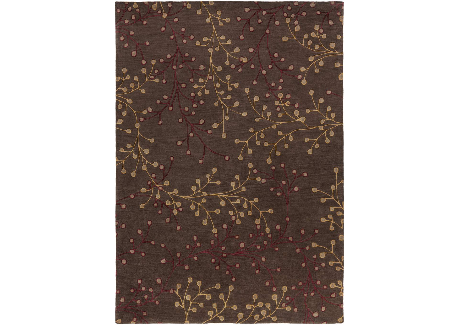 Athena Brown Area Rug,Surya