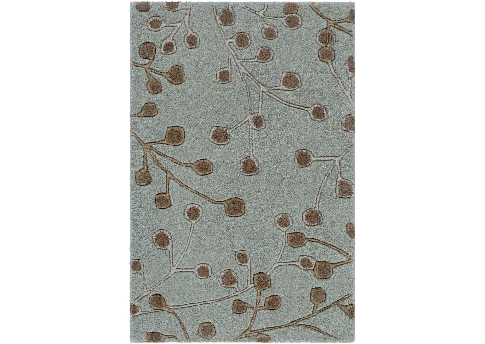 Athena Green Area Rug,Surya