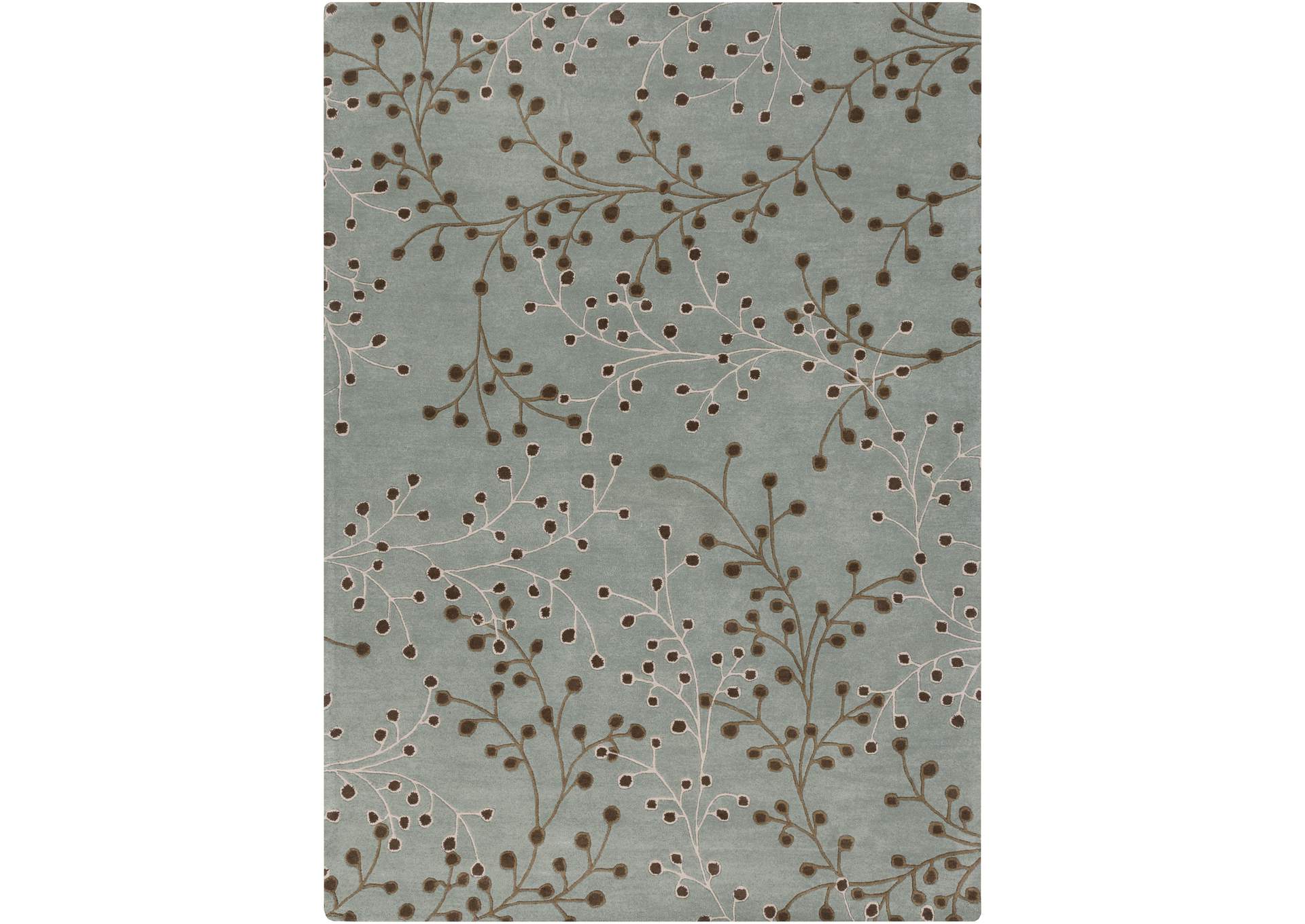 Athena Green Area Rug,Surya
