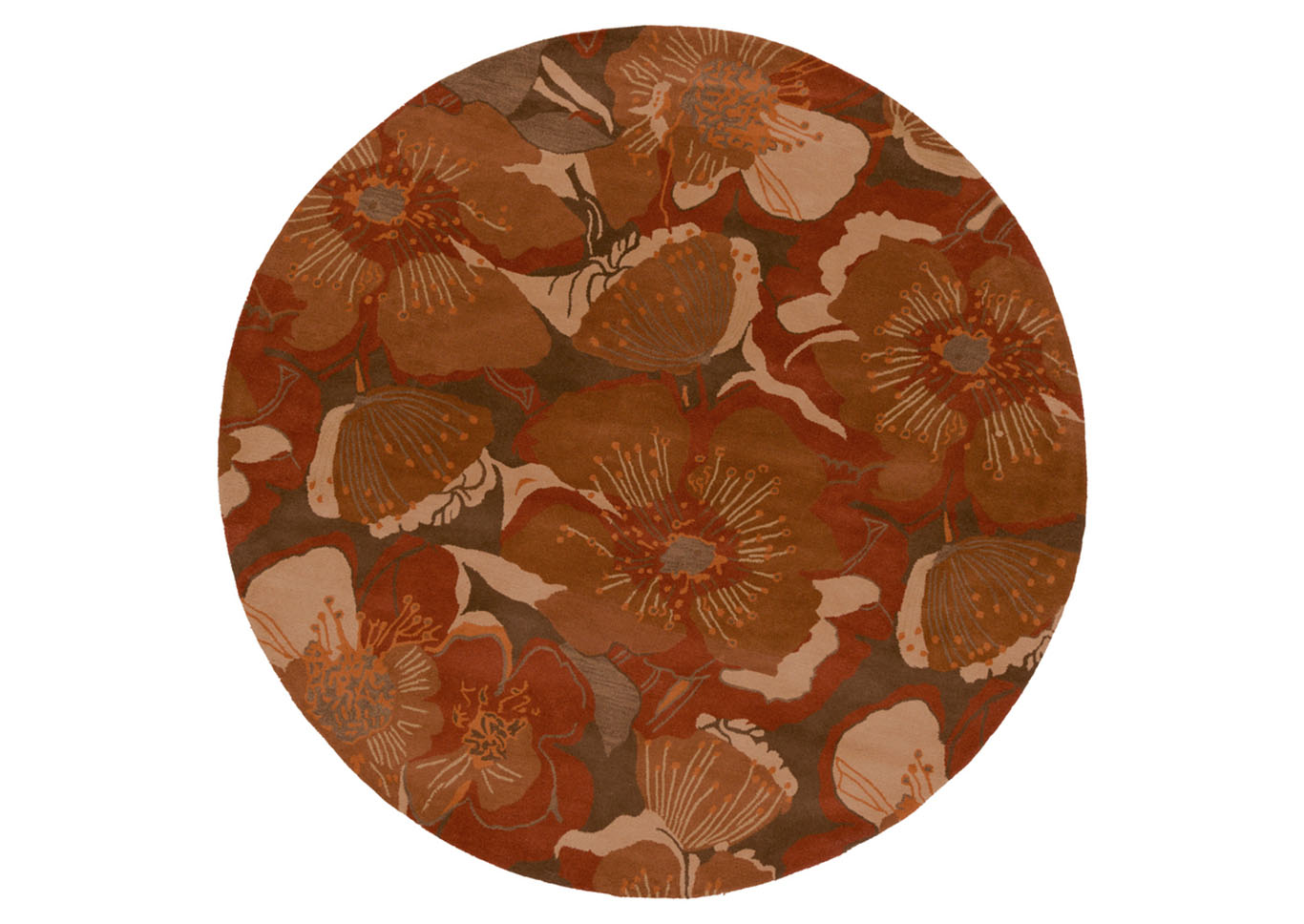 Athena Red Area Rug,Surya