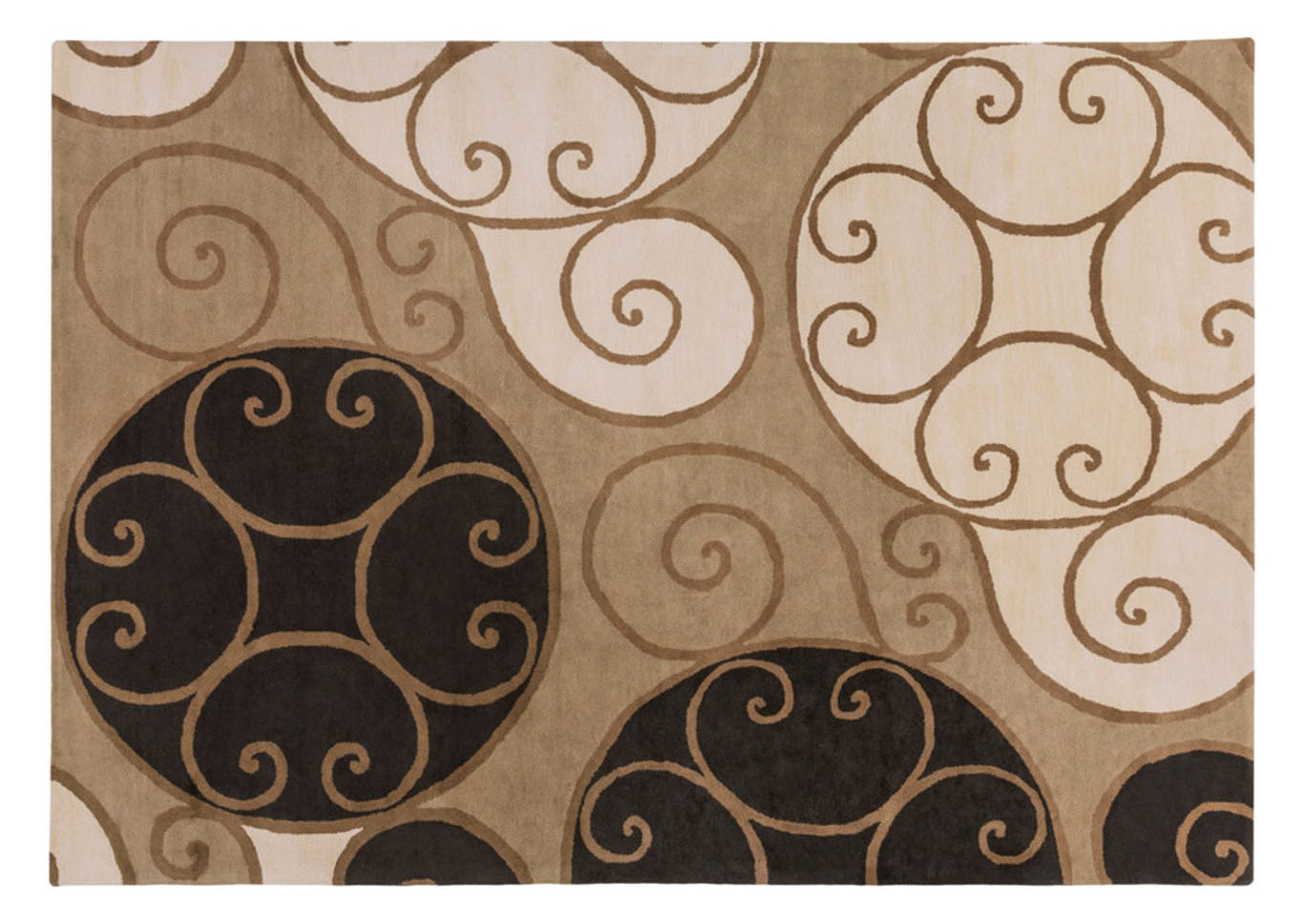 Athena Neutral Area Rug,Surya