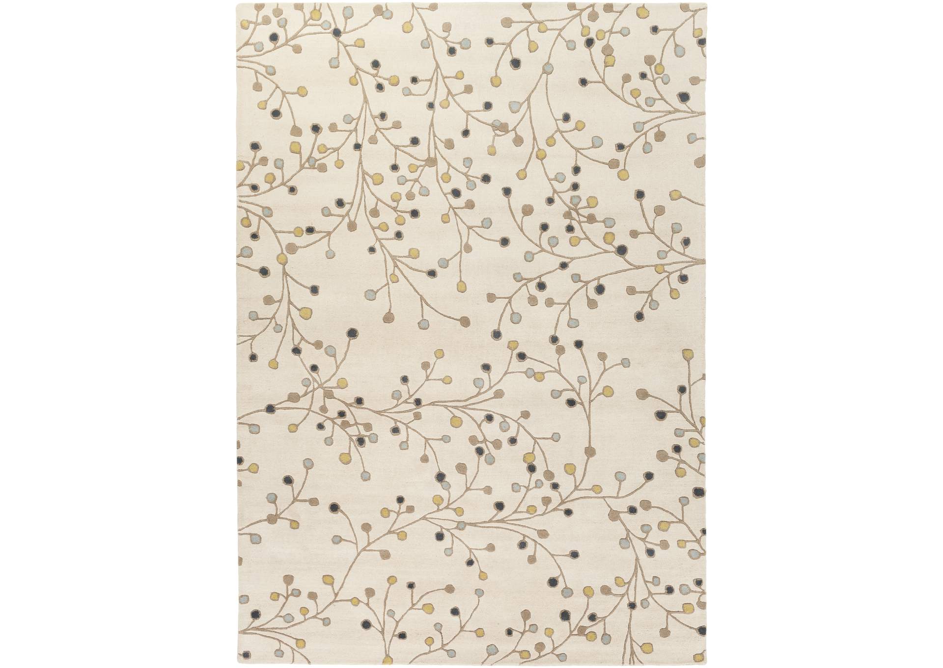 Athena Neutral Area Rug,Surya