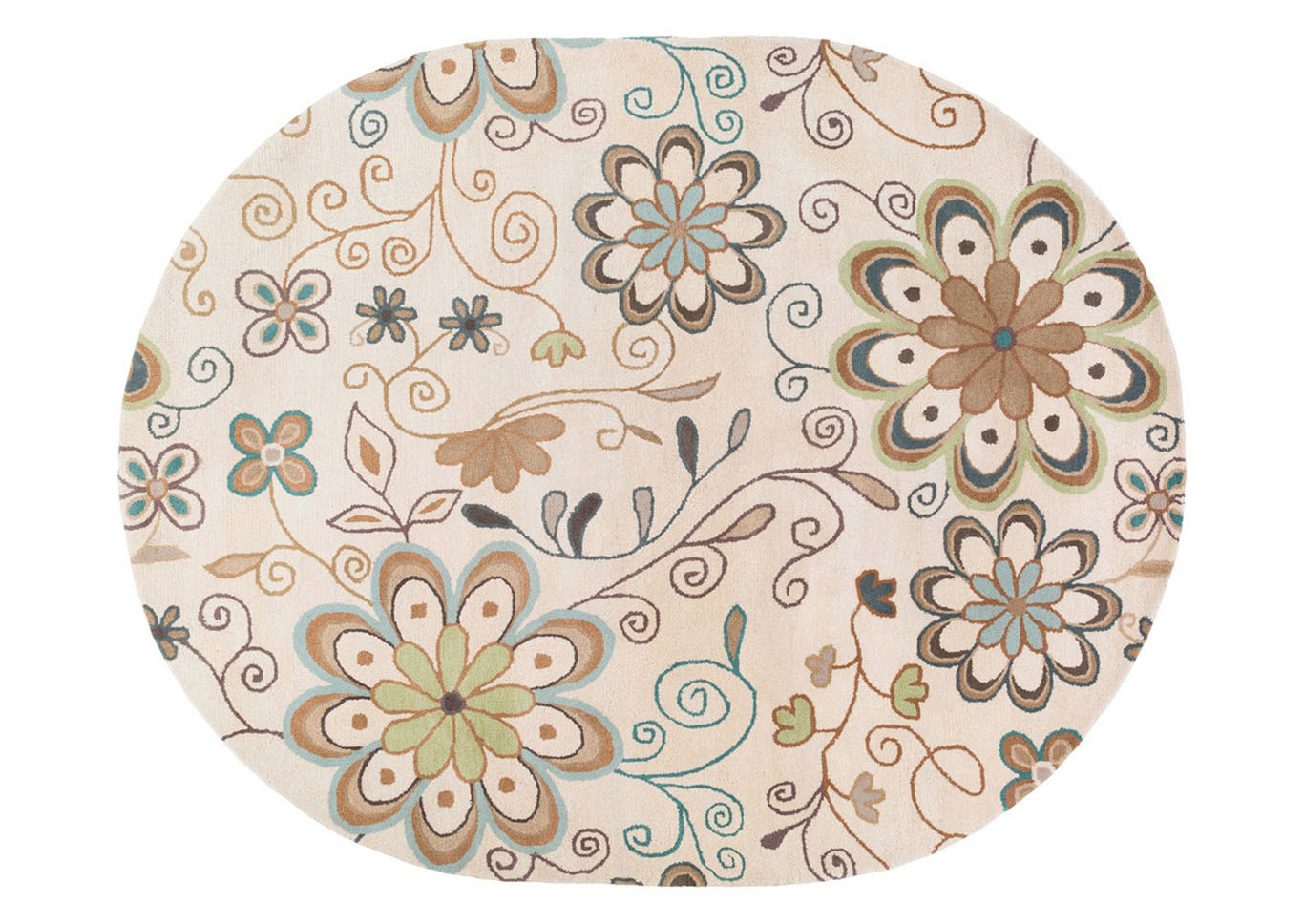 Athena Blue Area Rug,Surya