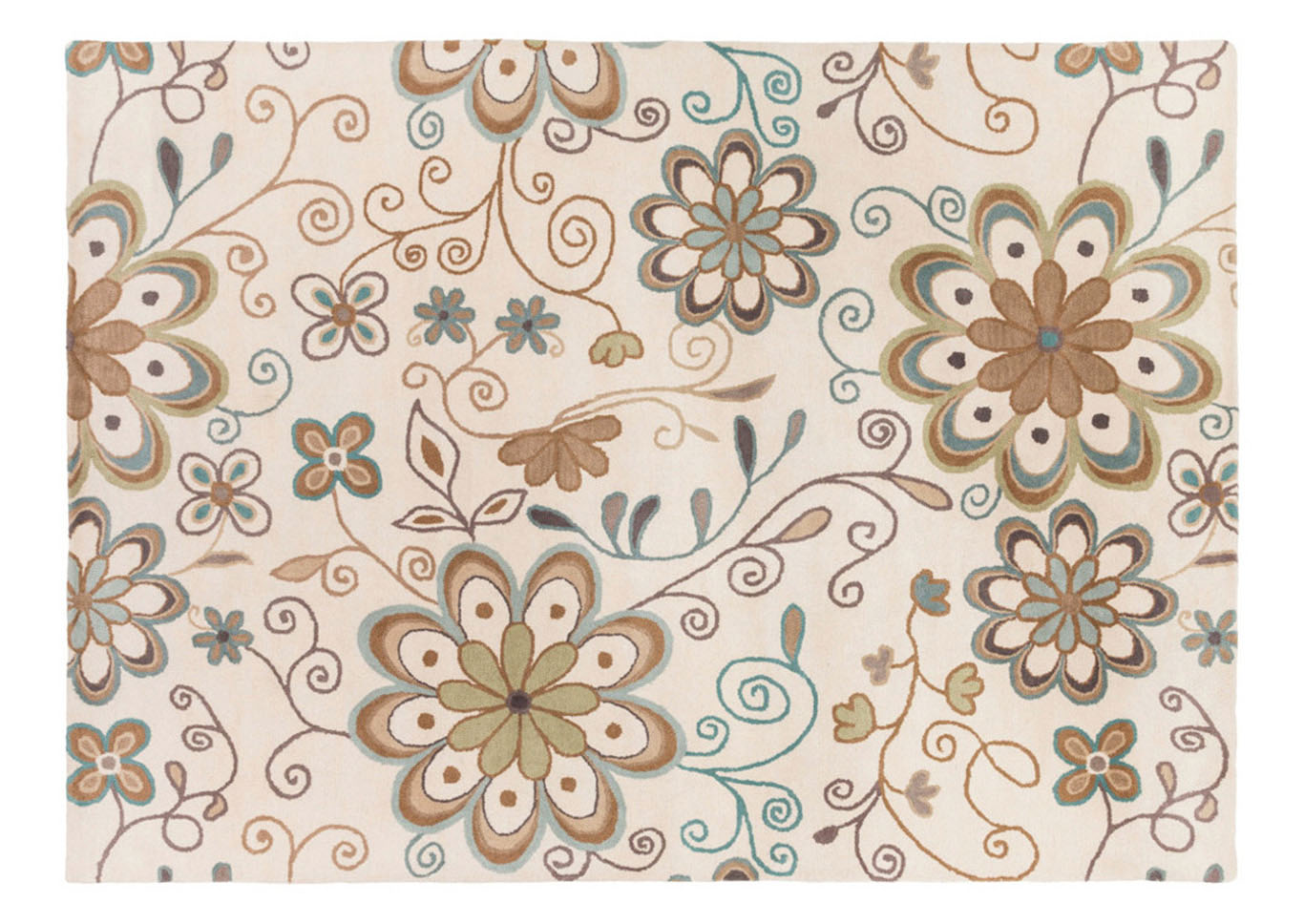 Athena Blue Area Rug,Surya