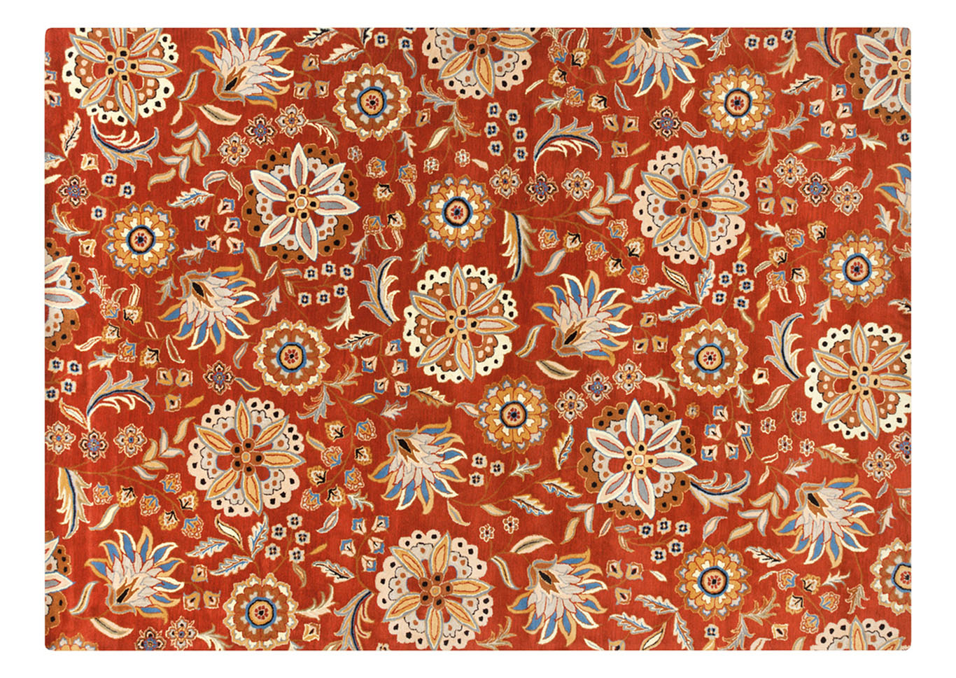 Athena Orange Area Rug,Surya