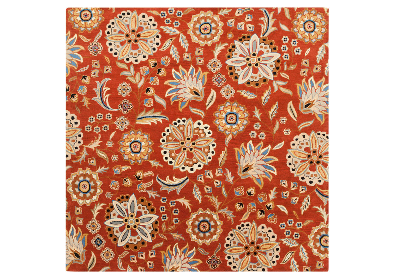 Athena Orange Area Rug,Surya