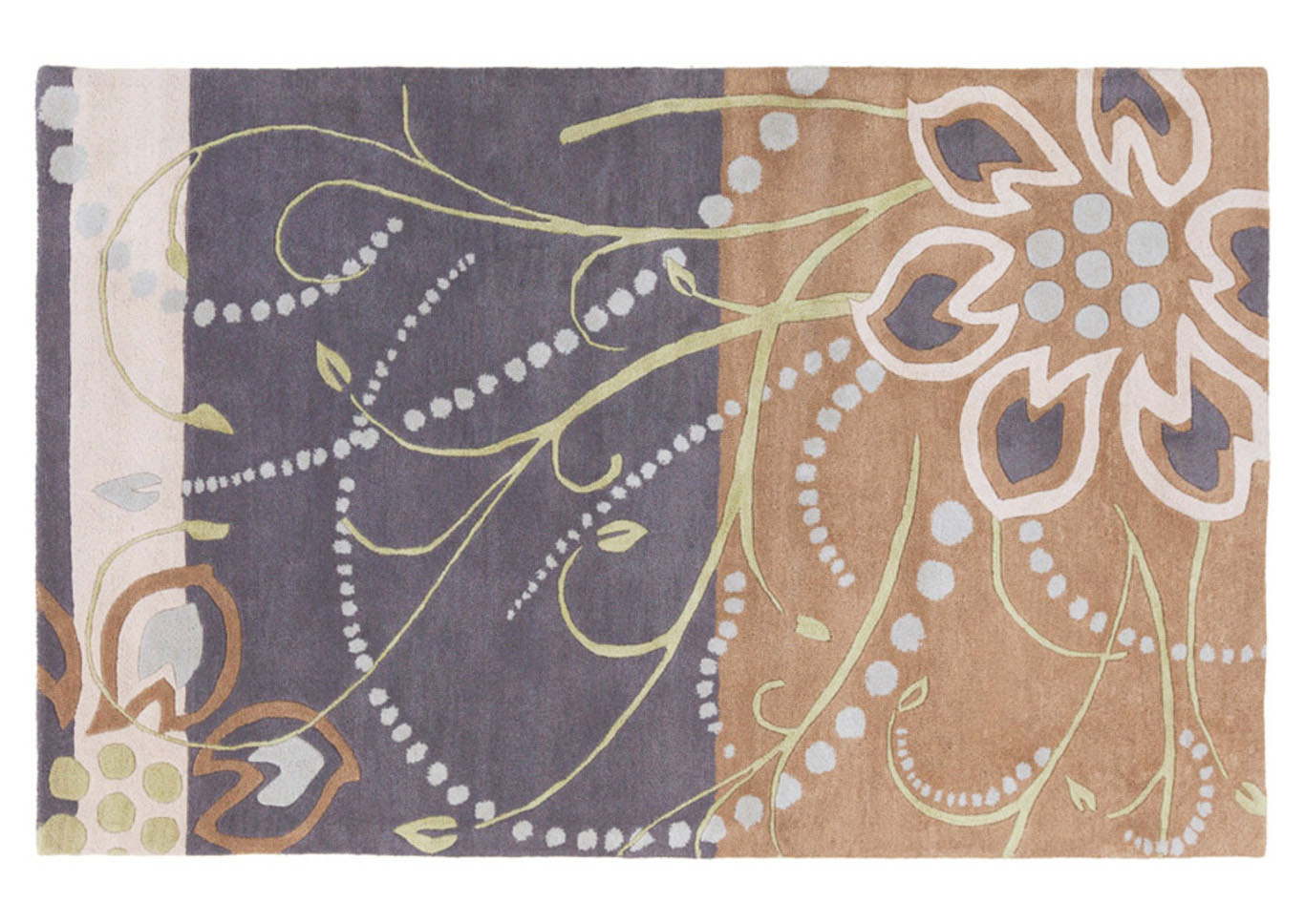 Athena Purple Area Rug,Surya