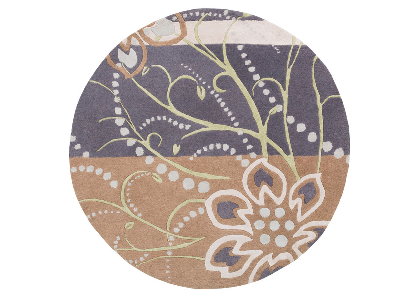 Athena Purple Area Rug,Surya