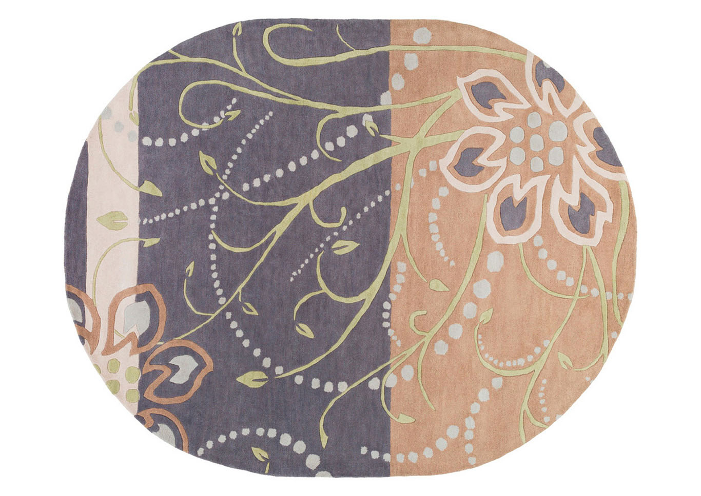 Athena Purple Area Rug,Surya