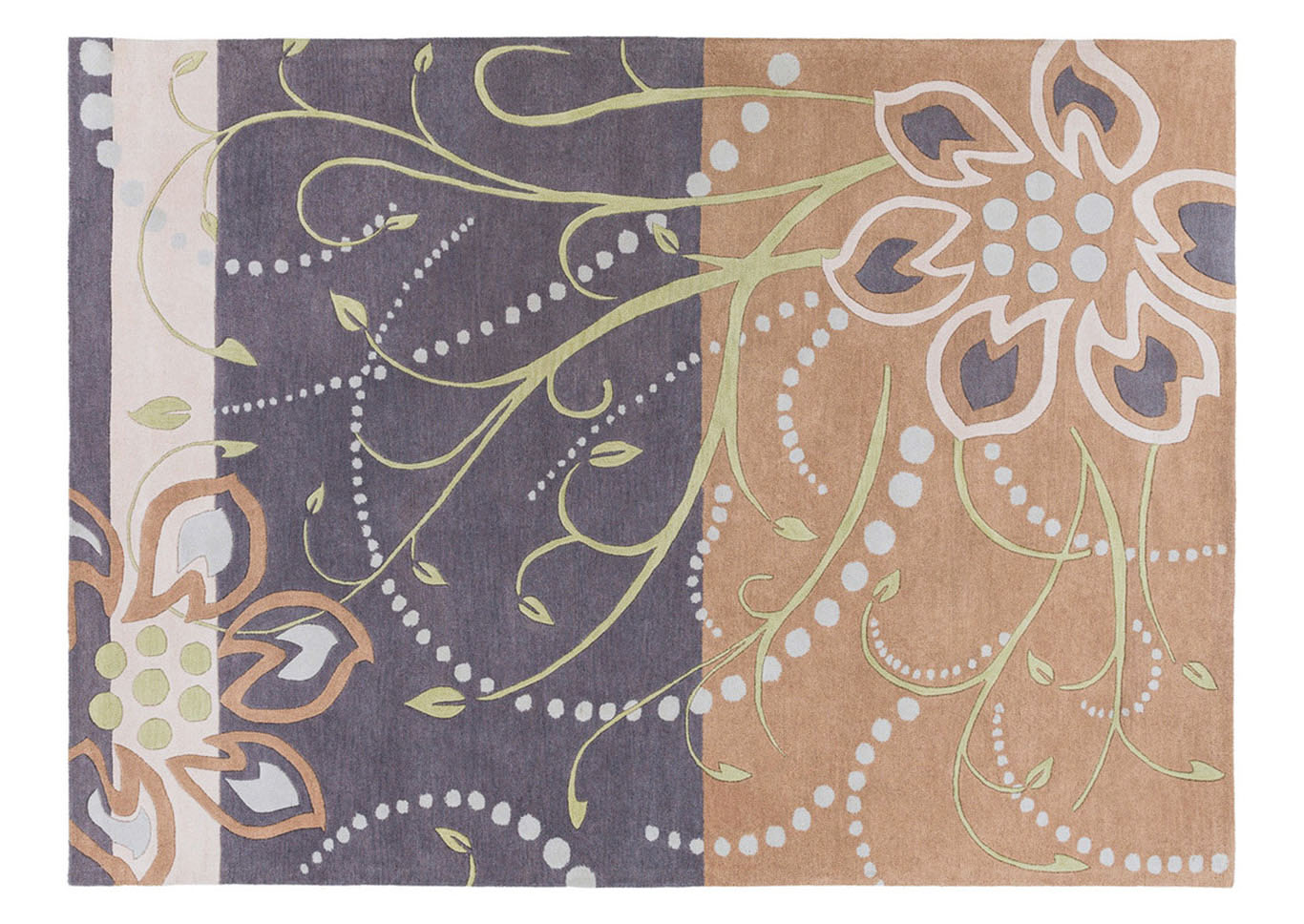 Athena Purple Area Rug,Surya