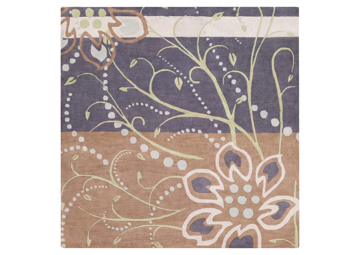 Athena Purple Area Rug,Surya