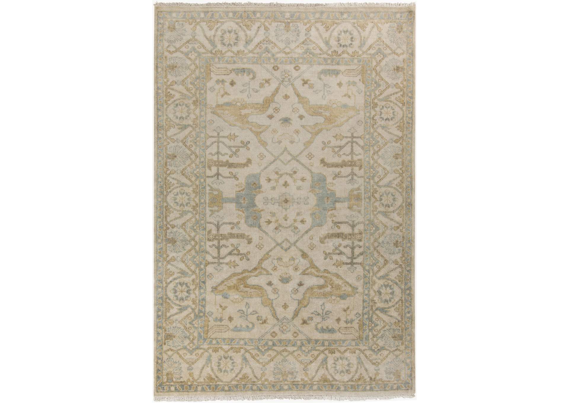 Antique Green Area Rug,Surya