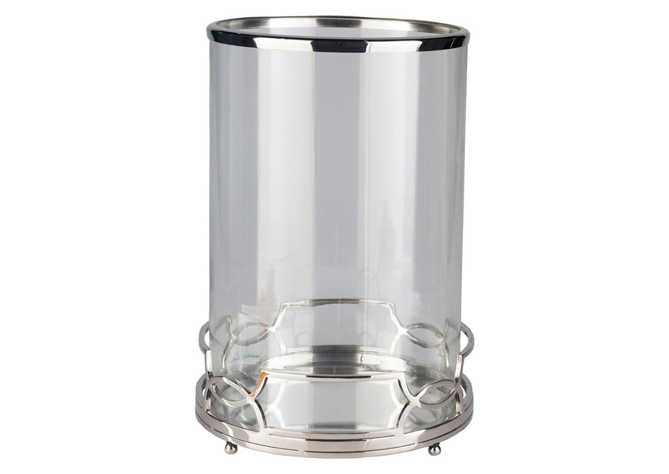 Aubrey Silver Vase,Surya
