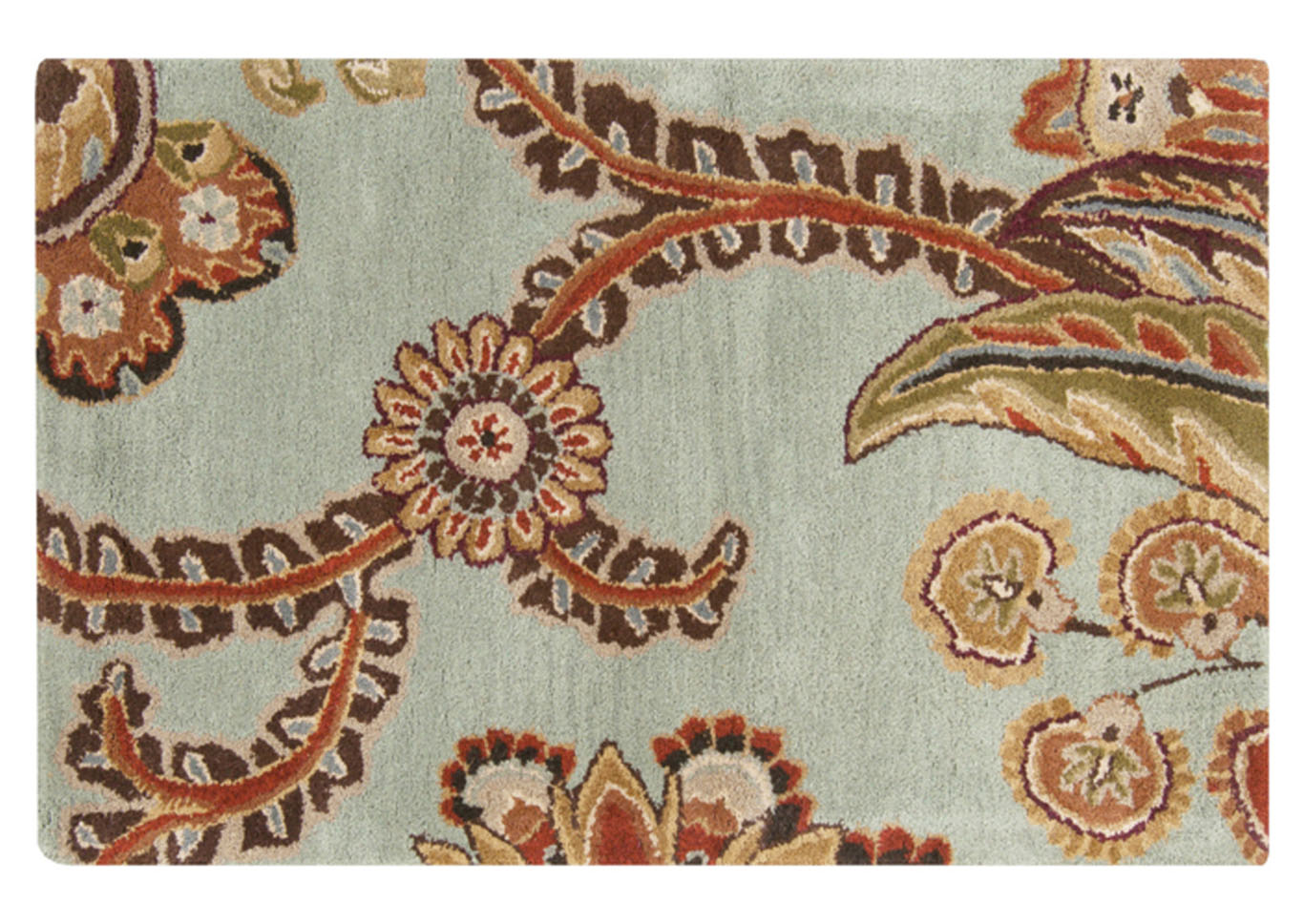 Aurora Green Area Rug,Surya