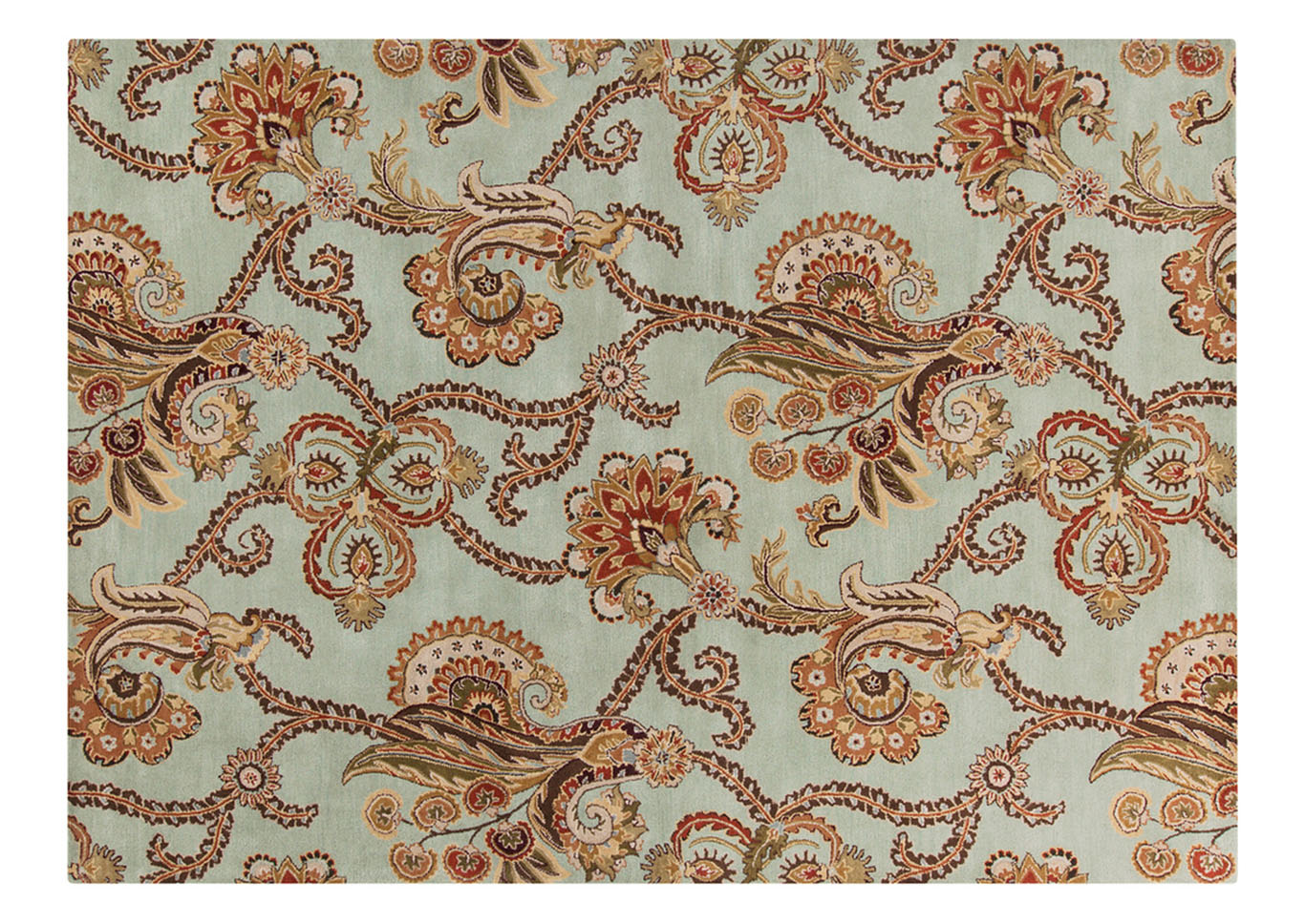 Aurora Green Area Rug,Surya