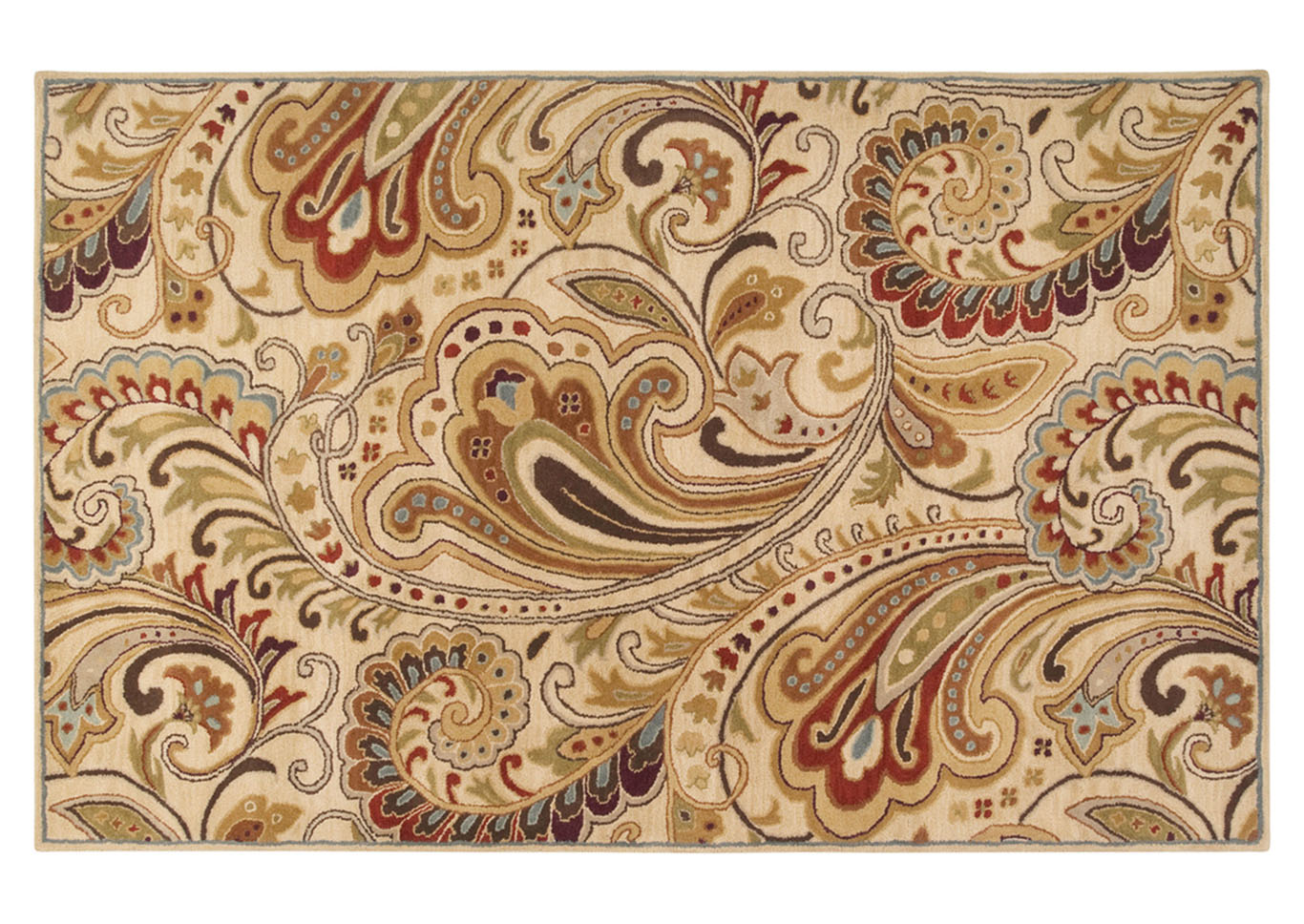 Aurora Neutral Area Rug,Surya