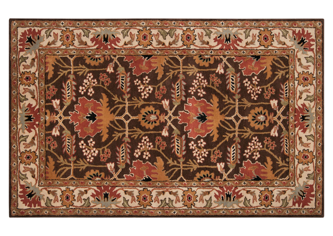 Aurora Brown Area Rug,Surya