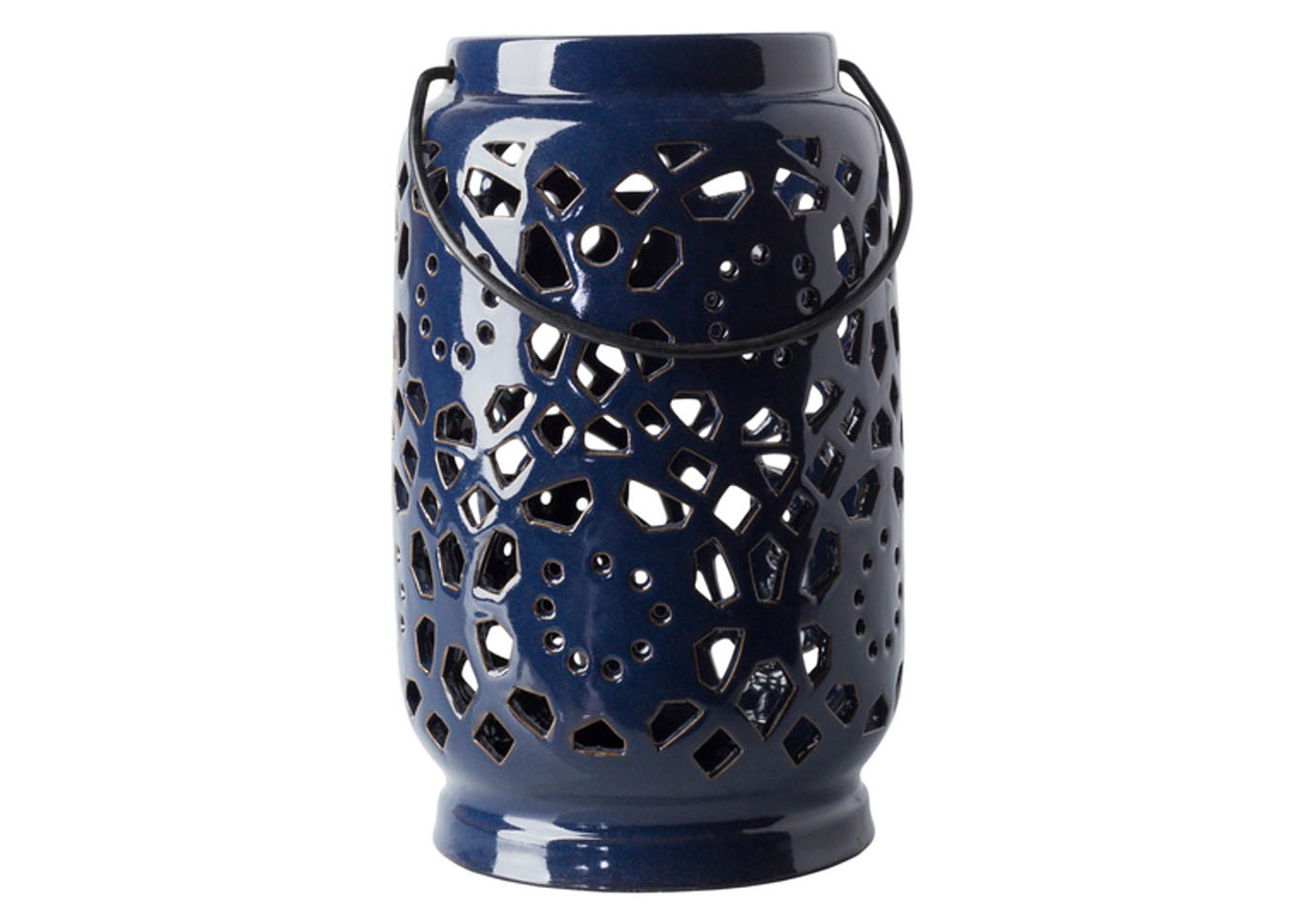 Avery Navy Lantern,Surya