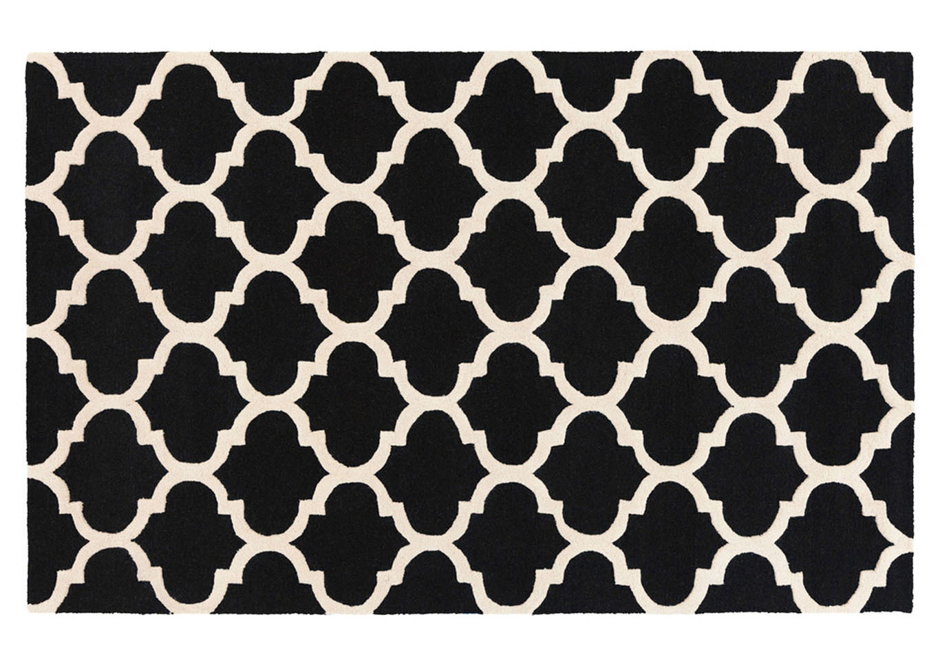 Pollack Black Area Rug,Surya