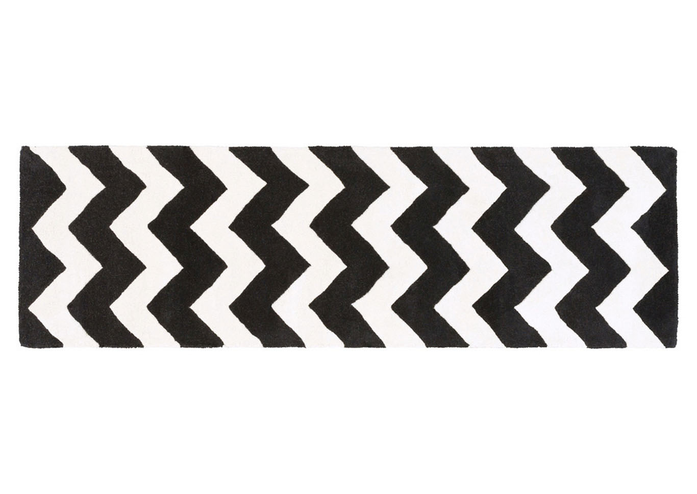 Transit Black & White Runner,Surya