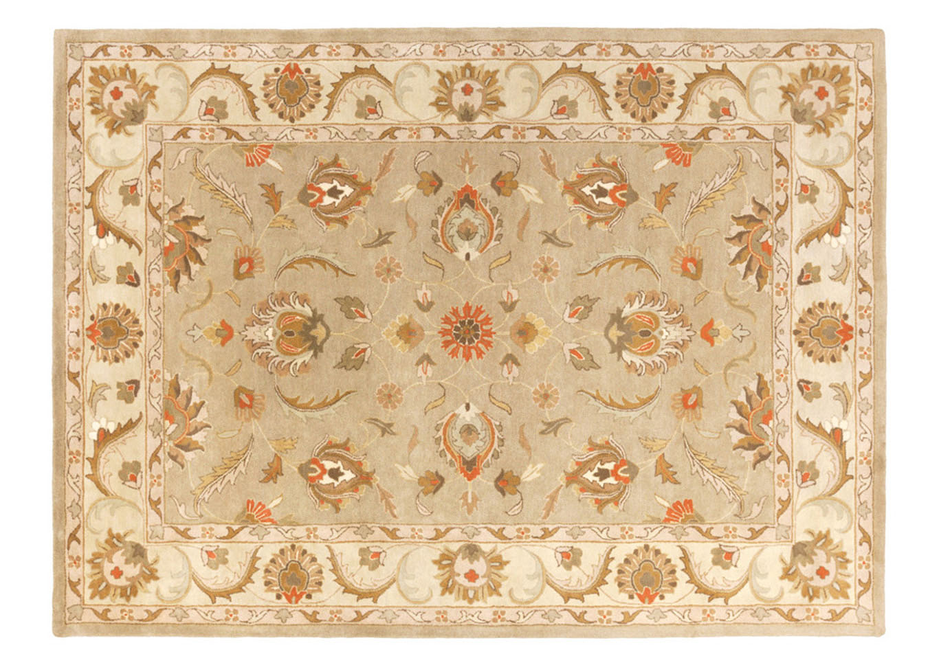 Oxford Green Area Rug,Surya