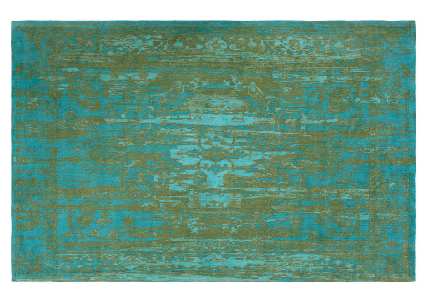 Elegant Green Area Rug,Surya