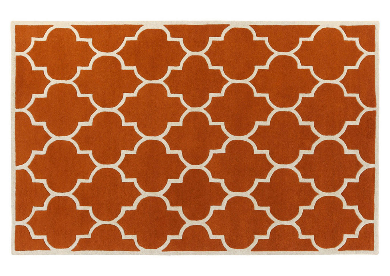 Transit Orange Area Rug,Surya