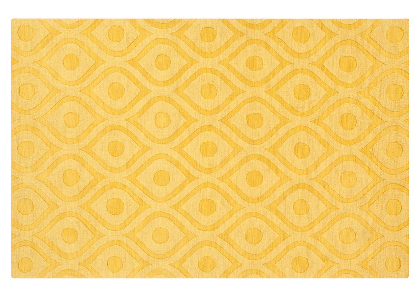 Central Park Yellow Area Rug,Surya