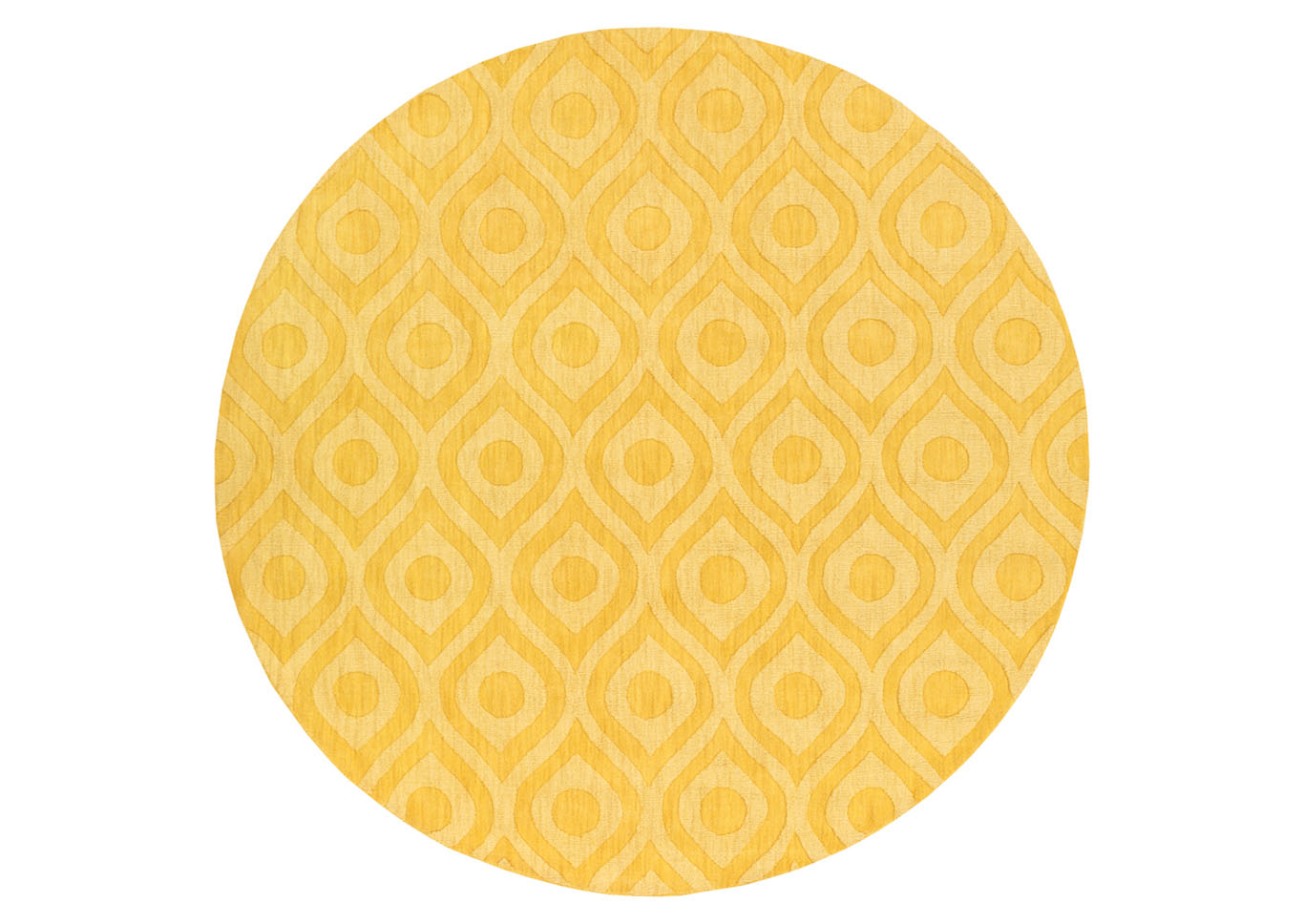 Central Park Yellow Area Rug,Surya