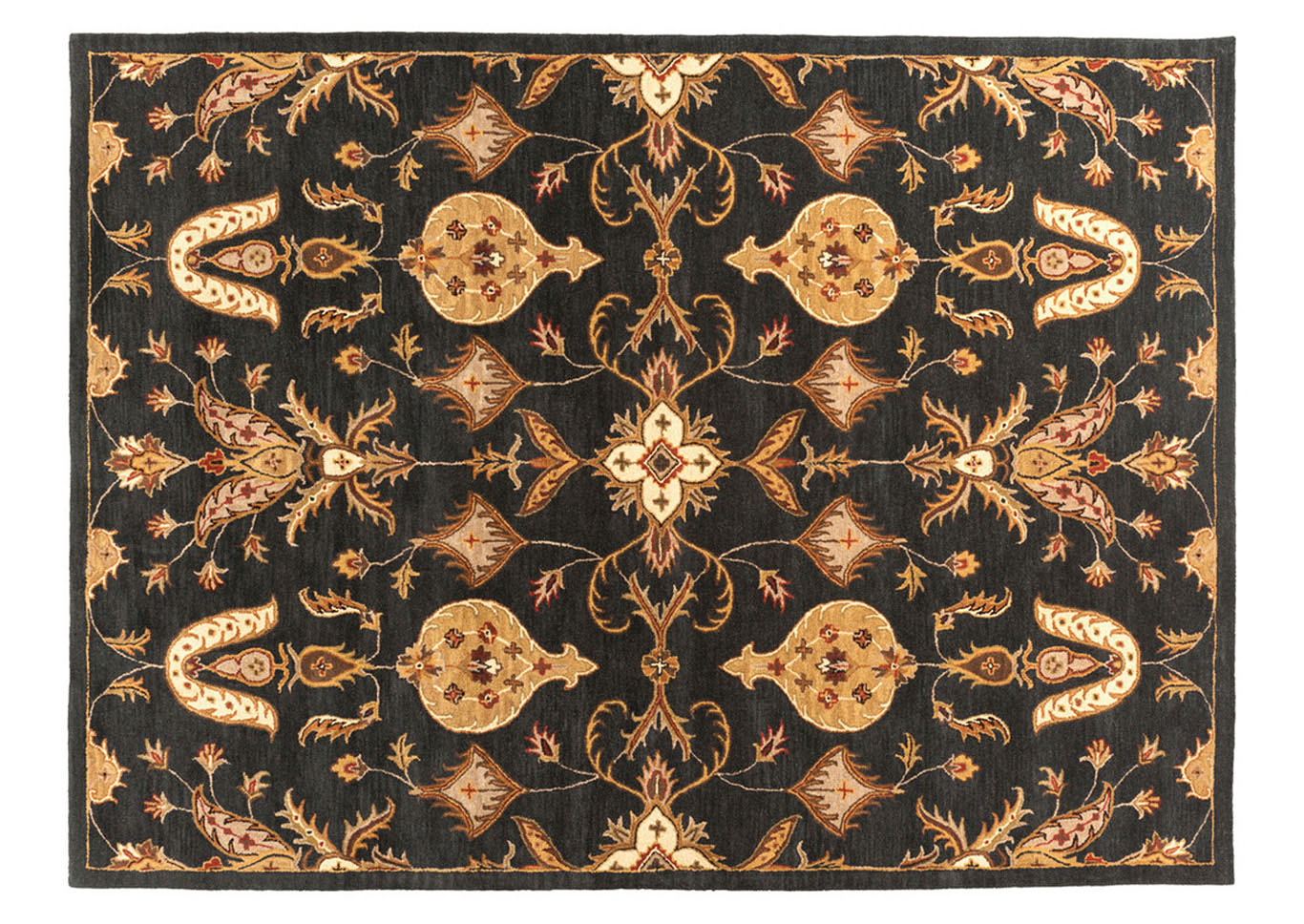 Middleton Black Area Rug,Surya