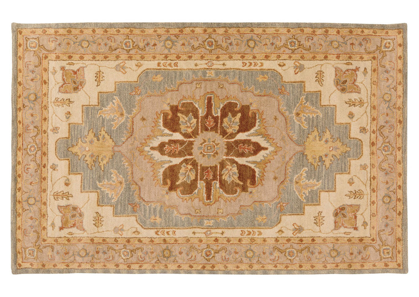 Middleton Gray Area Rug,Surya