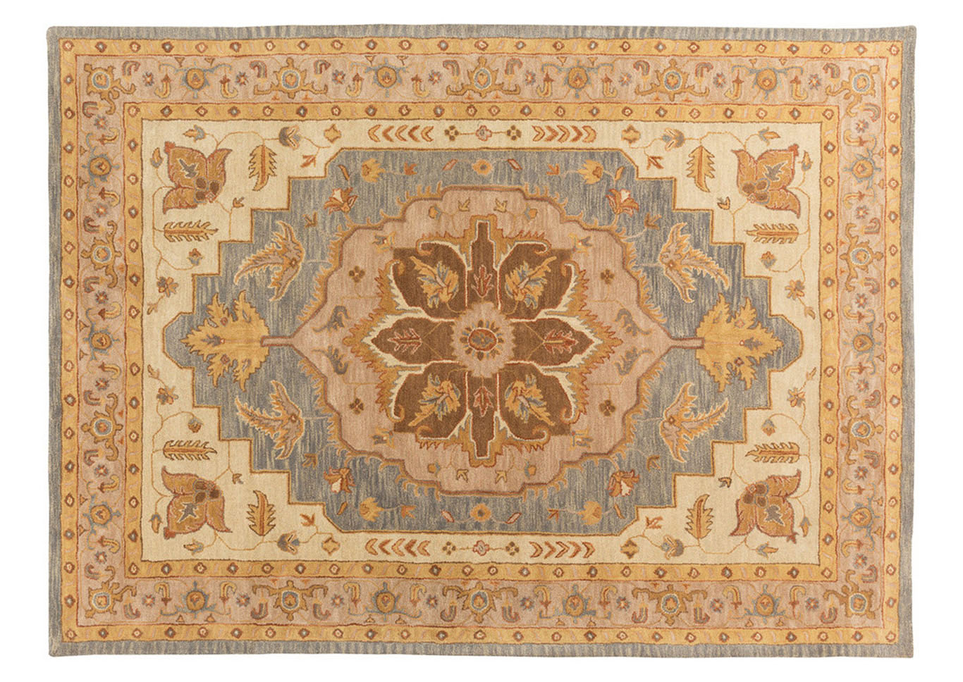 Middleton Gray Area Rug,Surya