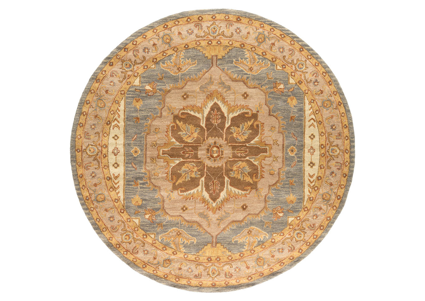 Middleton Gray Area Rug,Surya