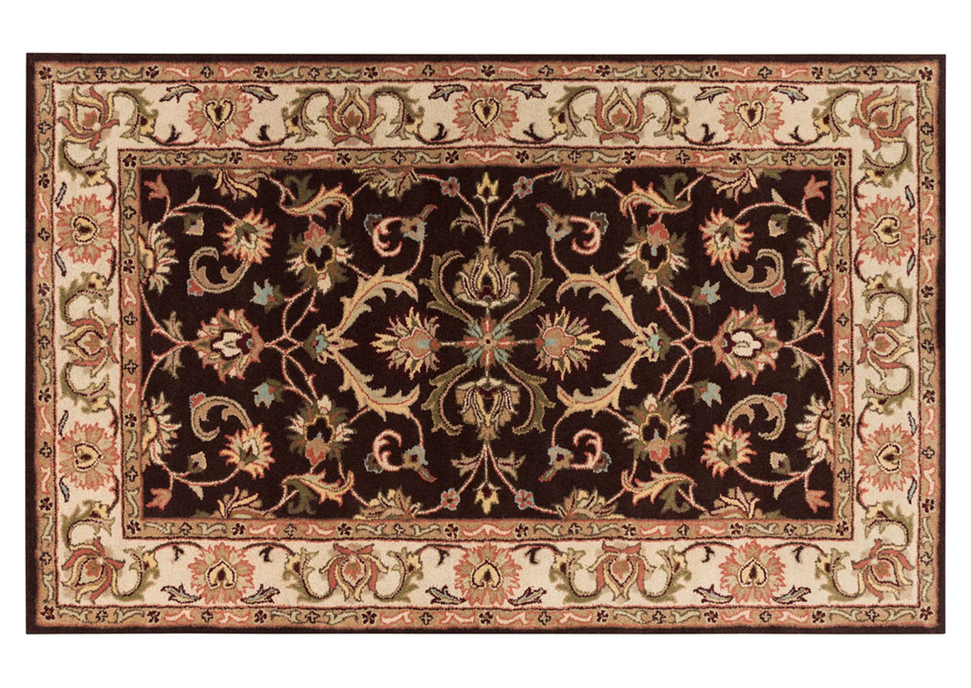 Oxford Brown Area Rug,Surya