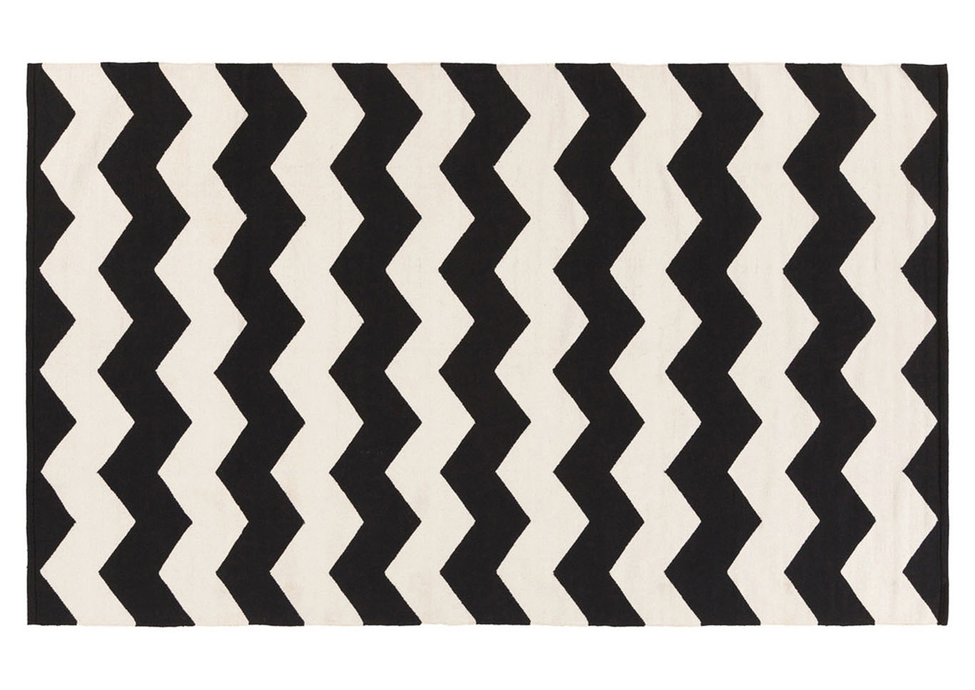 Vogue Black & White Area Rug,Surya