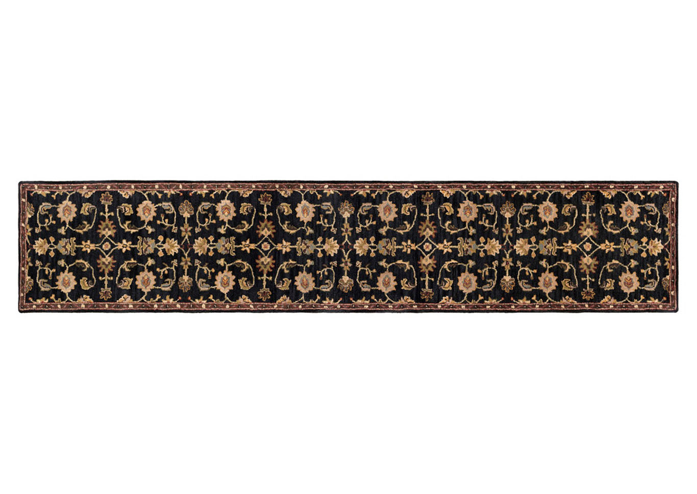 Middleton Black Runner,Surya