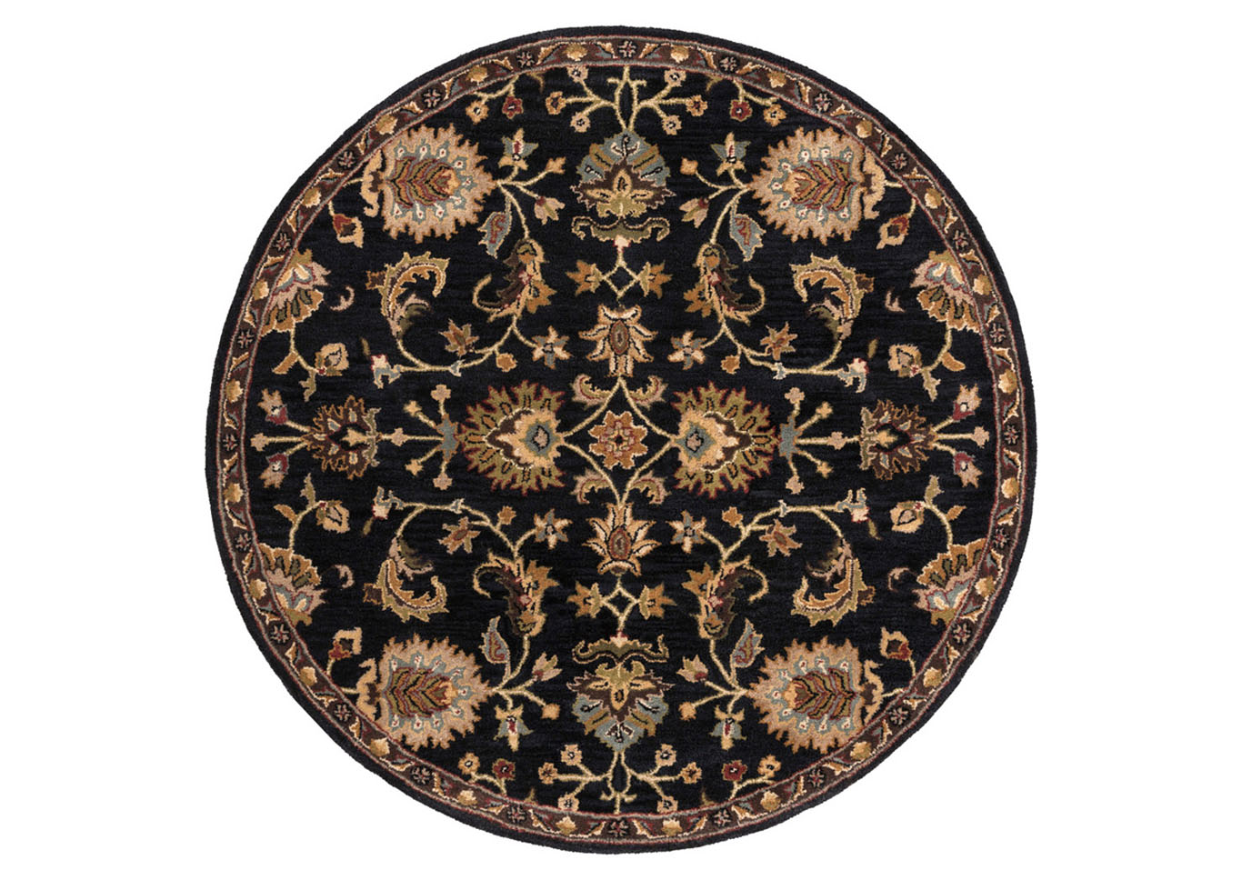 Middleton Black Area Rug,Surya