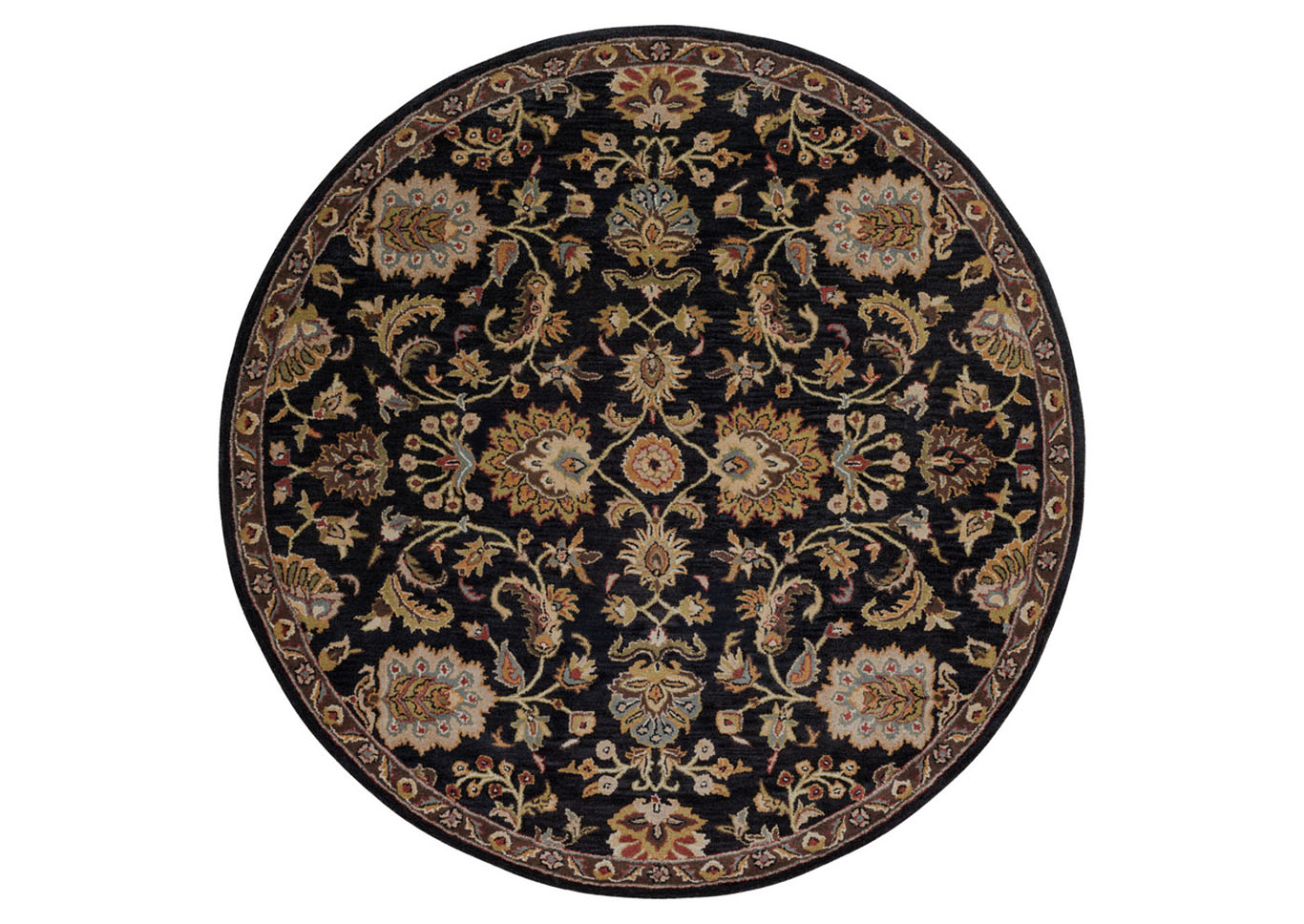 Middleton Black Area Rug,Surya