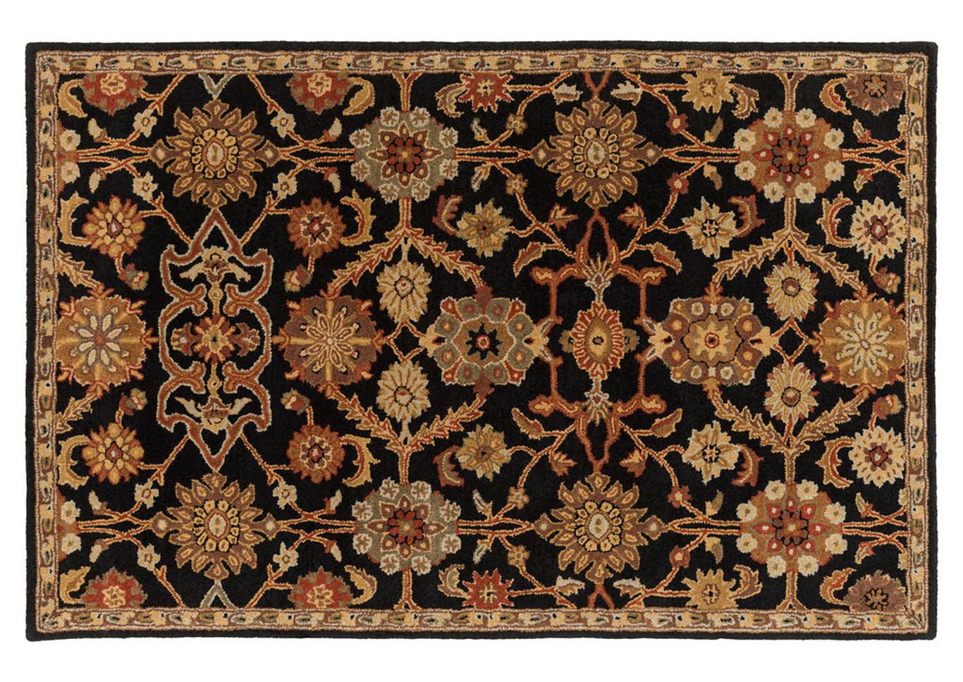 Middleton Black Area Rug,Surya