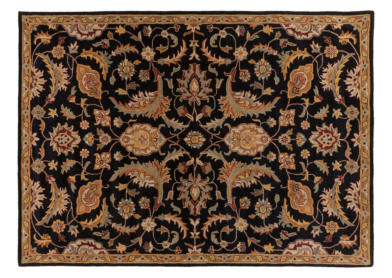 Middleton Black Area Rug,Surya
