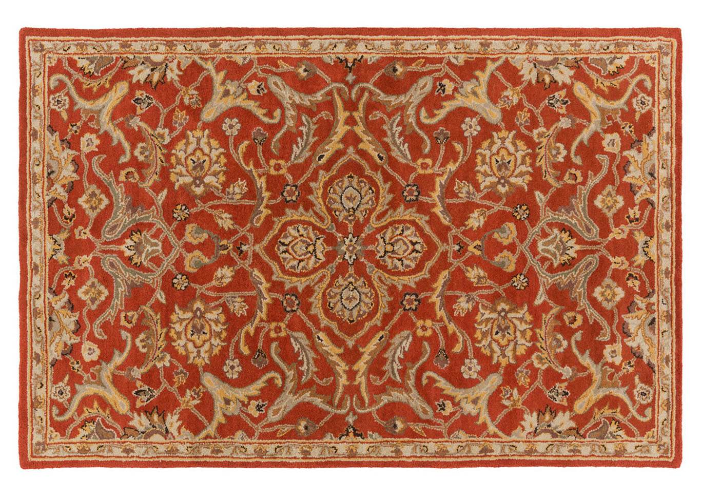 Middleton Orange Area Rug,Surya
