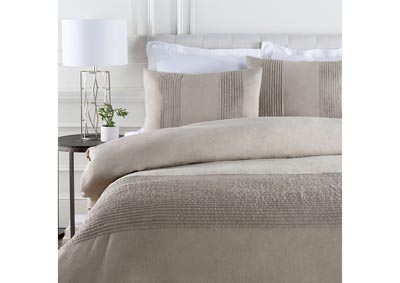 Upton Light Gray/Silver Full/Queen Set