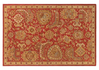 Image for Ancient Treasures Red Area Rug