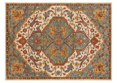 Image for Ancient Treasures Green Area Rug