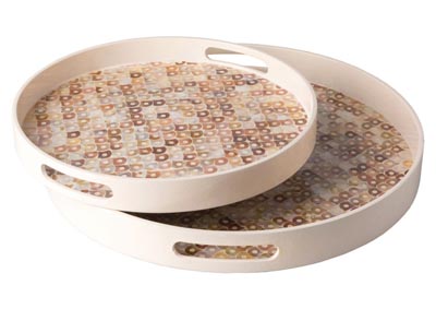 Image for Arabela Cream Tray Set