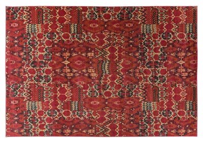 Image for Arabesque Red Area Rug