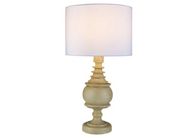 Image for Acacia White Table Lamp