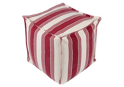 Image for Anchor Bay Cream/Bright Red Pouf