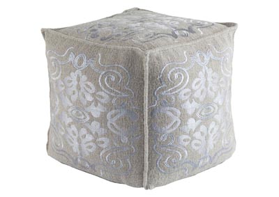 Image for Adeline Medium Gray Pouf